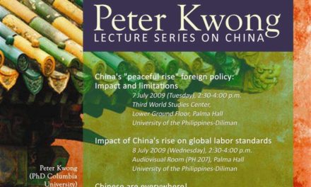 Peter Kwong Lecture Series on China