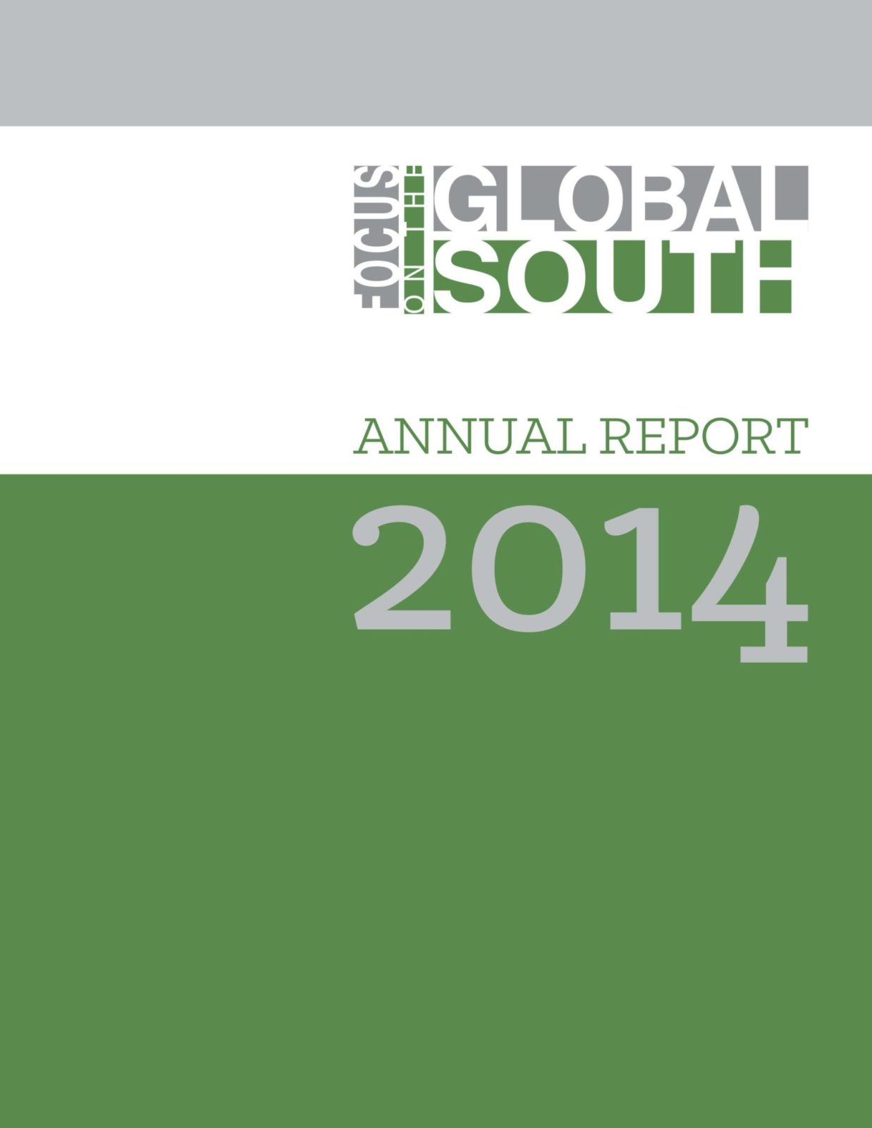 Annual Report Cover 2014