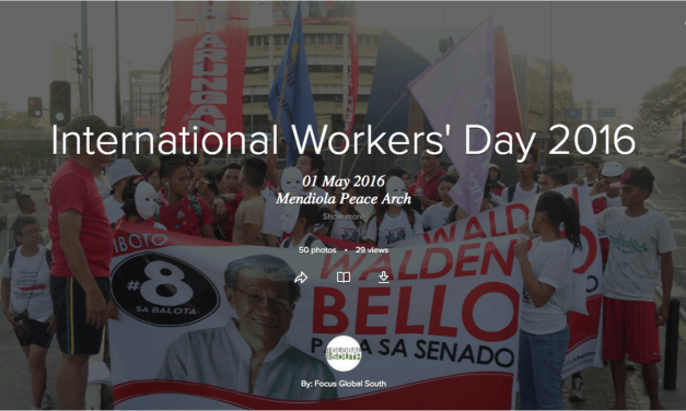 [In Photos] International Workers’ Day 2016 – Manila, Philippines