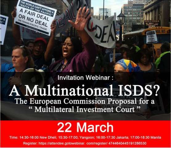 Webinar Invitation: A Multinational ISDS? The European Commission Proposal for a “Multilateral Investment Court”