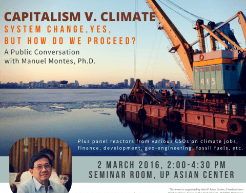 Capitalism V. Climate: System Change, Yes, But How Do We Proceed? | A Public Conversation