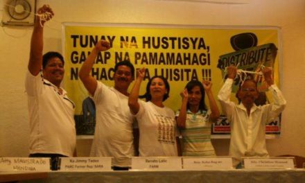 Hacienda Luisita Farmworkers-Beneficiaries Vow to Make their Land Productive; Urge government to review other SDOs and  distribute other landholdings under CARPER