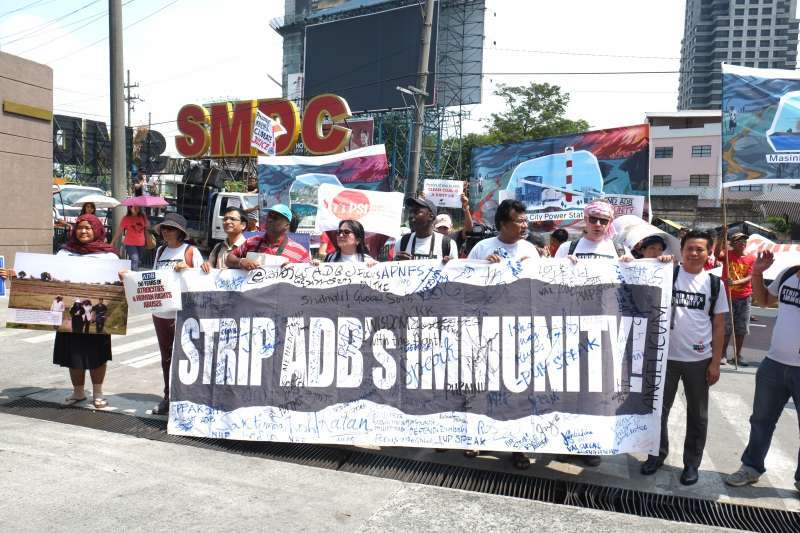 ADB protest 