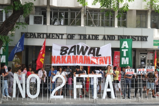 Filipino trade campaigners amplify concerns over ambitious FTA with EU: Peoples Rights over Corporate Profits in trade talks