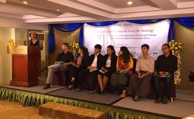Press Release: Report Launch – “Special Economic Zones (SEZs) and Value Extraction from the Mekong: A Case Study on the Control and Exploitation of Land and Labour in Cambodia and Myanmar SEZs”