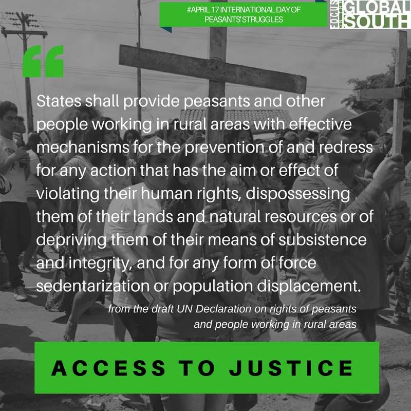 Access To Justice - Focus On The Global South