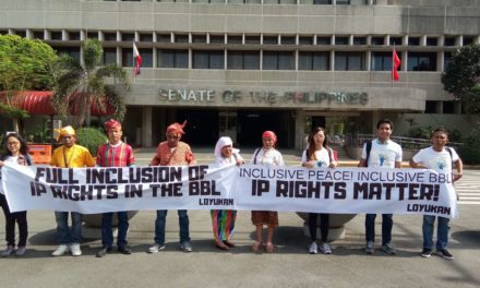 To have IP rights in BBL means inclusive peace, say Lumads