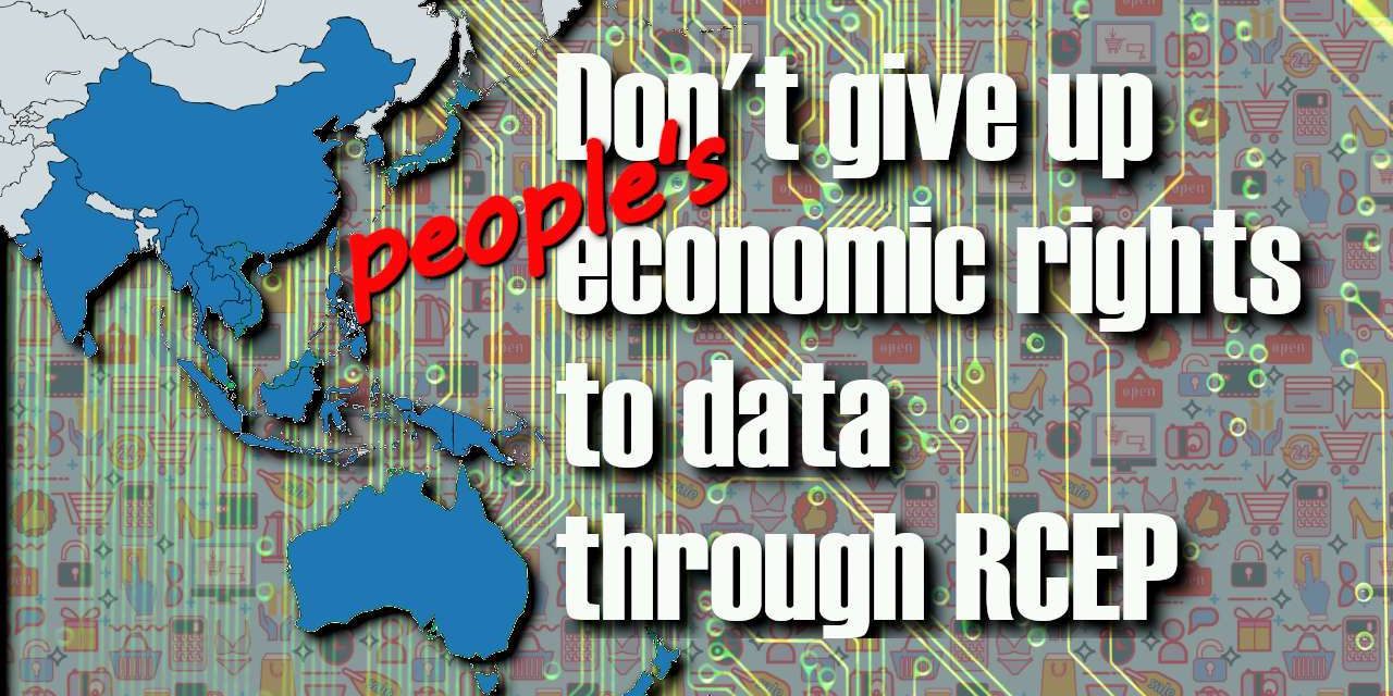 Protect people’s economic rights to data, RCEP countries urged