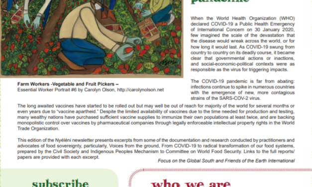 Nyeleni Newsletter 43: Food Sovereignty in a time of pandemic