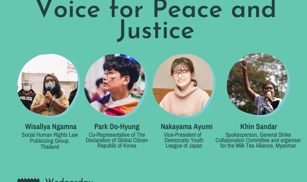 Asian Generation Z’s Voice for Peace and Justice