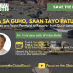 Mula sa Guho, Saan Tayo Patungo? : Challenges and Ways Forward to Recover from Dutertismo