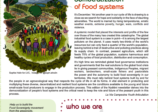 Nyéléni Newsletter no 50: Youth and the democratization of food systems