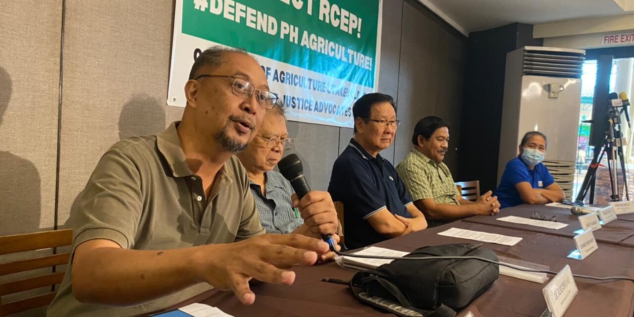 Joint Statement of Agri stakeholders and Trade Justice Advocates: NO TO RCEP! DON’T MAKE PHL AN “UKAY-UKAY” REPUBLIC!