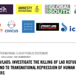Thailand/Laos: Investigate the Killing of Lao Refugee and Put an End to Transnational Repression of Human Rights Defenders