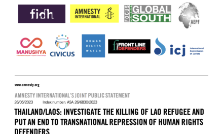 Thailand/Laos: Investigate the Killing of Lao Refugee and Put an End to Transnational Repression of Human Rights Defenders