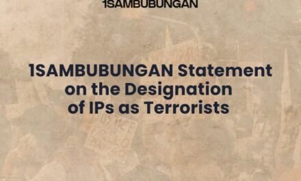 1SAMBUBUNGAN Statement on the Designation  of IPs as Terrorists