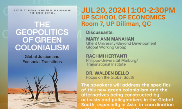 Book Launch: The Geopolitics of Green Colonialism