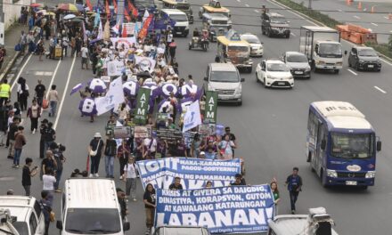 [IN PHOTOS] In Defense of Human Rights and Dignity Movement (iDEFEND) Mobilization on the fourth State of the Nation Address (SONA) of Ferdinand Marcos, Jr.