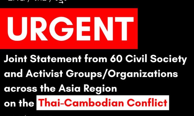 Joint Statement from Civil Society and Activist Organizations across the Asia Region on the Thai-Cambodian Conflict